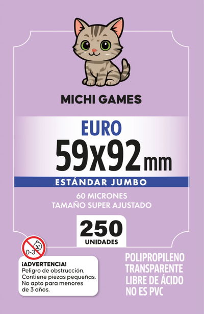 FOLIOS EURO JUMBO 59X92mm - 250 unidades