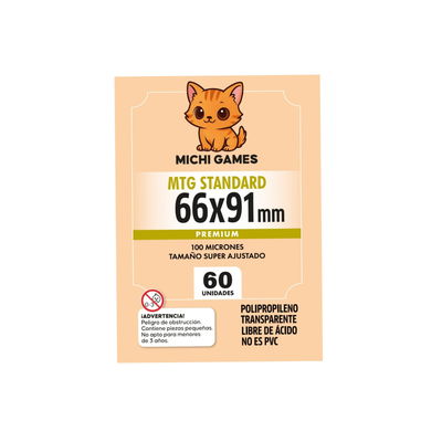 FOLIOS MTG ESTANDAR 66x91mm - 60 unidades- calidad premium