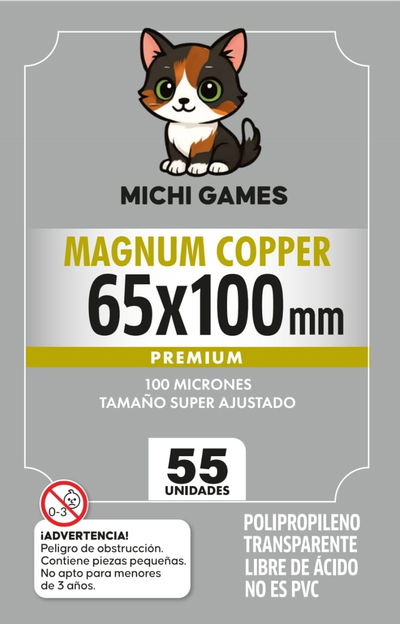 FOLIOS MAGNUM COPPER PREMIUM 65x100- 55 unidades