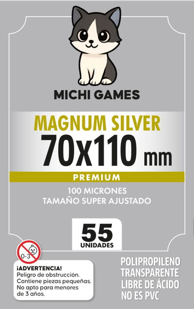 FOLIOS MAGNUM SILVER PREMIUM 70x110mm - 55 unidades