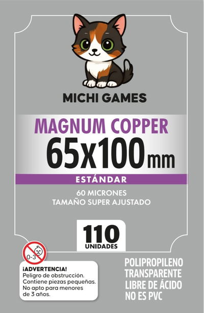 FOLIOS MAGNUM COPPER ESTANDAR 65x100- 110 unidades