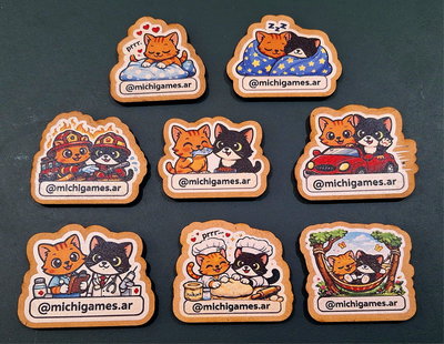 Imanes Michi Games (COLECCION NUMERO 1)