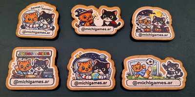 Imanes Michi Games (COLECCION NUMERO 2)