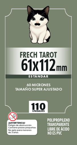 FOLIOS FRENCH TAROT 61X112mm- 110 UNI- CALIDAD ESTANDAR 