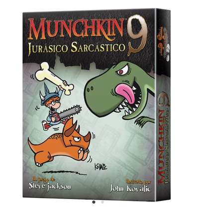 MUNCHKIN 9- JURASICO SARCASTICO- EXPANSIÓN EN ESPAÑOL
