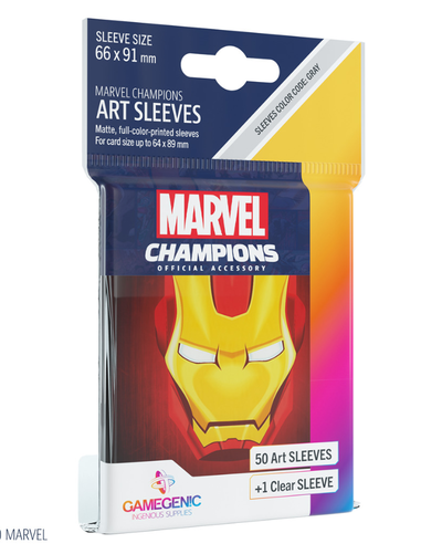 PROTECTOR - MARVEL CHAMPIONS - IRON MAN- STANDARD 66x91mm 