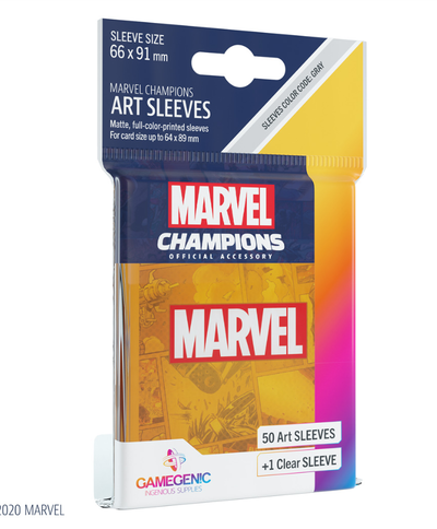 PROTECTOR - MARVEL CHAMPIONS - ORANGE - STANDARD 66x91mm 