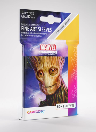 PROTECTOR - MARVEL CHAMPIONS FINE ART- GROOT-SLEEVES (Standard)
