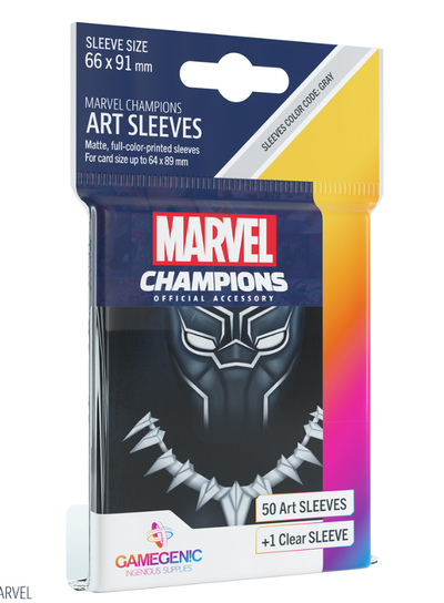 PROTECTOR - MARVEL CHAMPIONS- BLACK PANTHER - STANDARD 66x91mm 