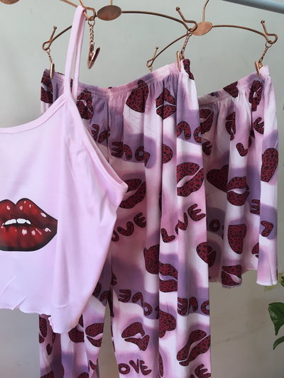PIJAMA LUPI LOVE PRINT