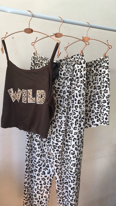 PIJAMA LUPI WILD PRINT