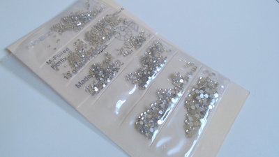 Strass plateado