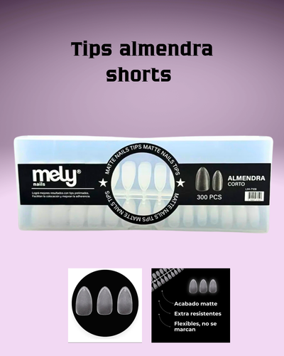 Tips almendra corto 