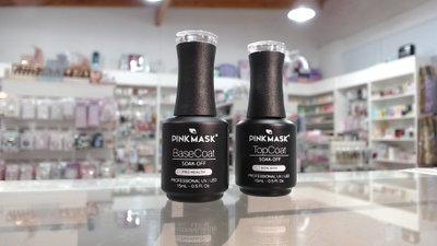 Base coat- Top coat Pink Mask