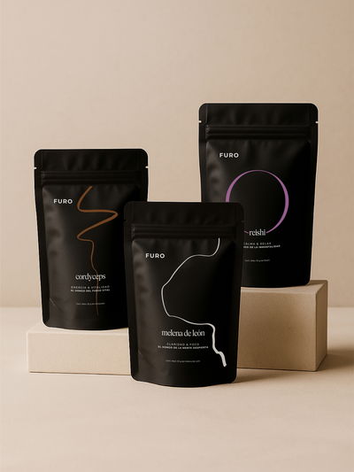 Combo Equilibrio - Melena + Cordy + Reishi en Polvo