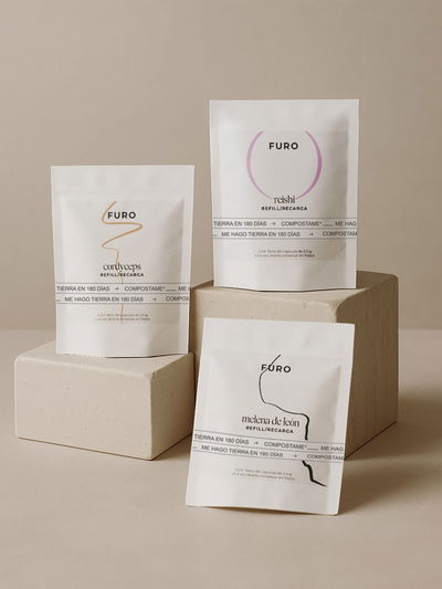 Combo Refill Equilibrio - 180 cápsulas - Melena + Cordy + Reishi