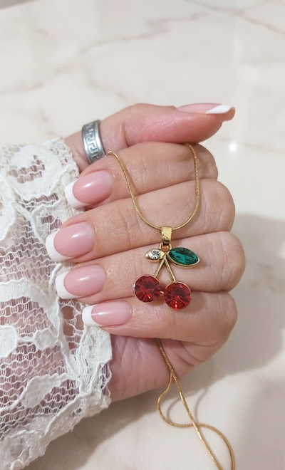Collar Cherry Gold