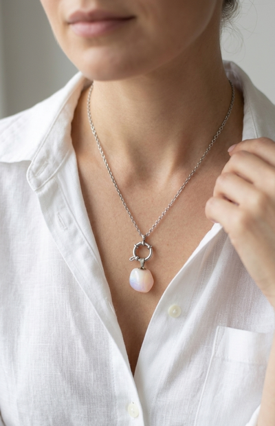 Collar Cuarzo Rosa