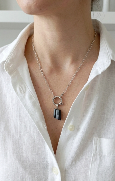 Collar Turmalina Negra
