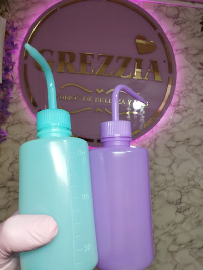 Botella pipeta con pico curva 