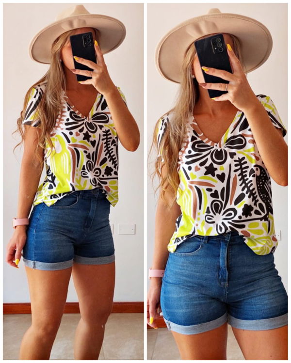 Remera Verona Estampada