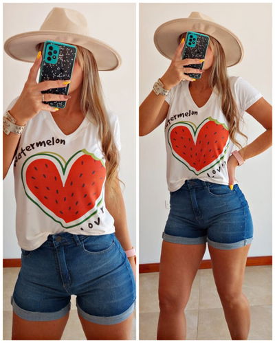 Remera Verona Estampada