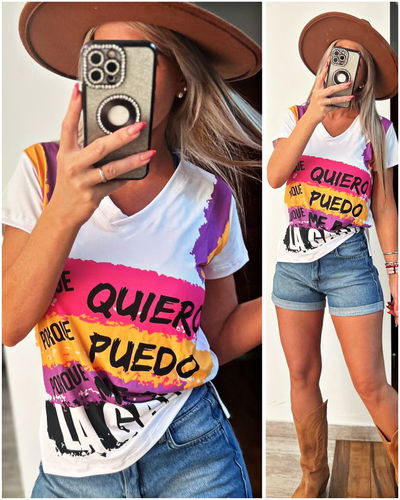 Remera Verona Estampada