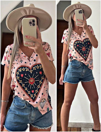 Remera Verona Estampada