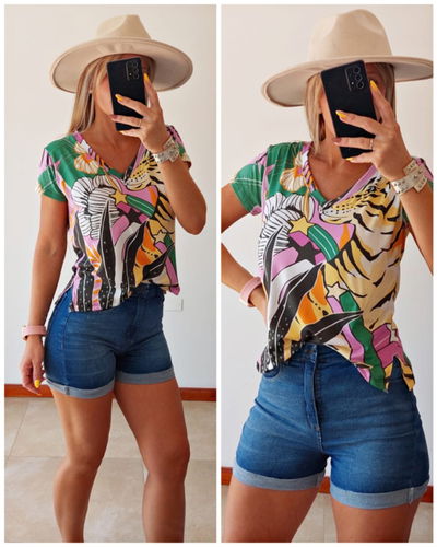 Remera Verona Estampada