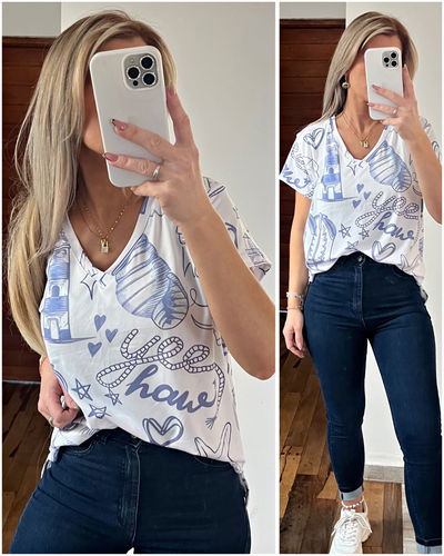 Remera Verona Estampada