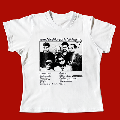 (PREVENTA) Baby tee Sumo I blanca