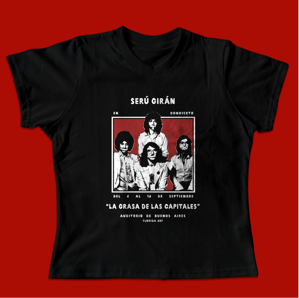 (PREVENTA) Baby tee Serú 