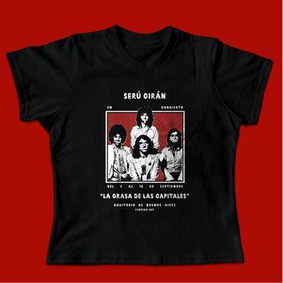 (PREVENTA) Baby tee Serú 