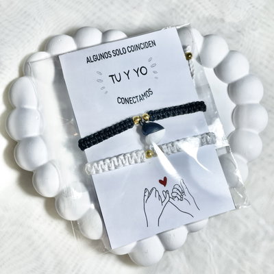 Pulseras Iman Corazon ☯️