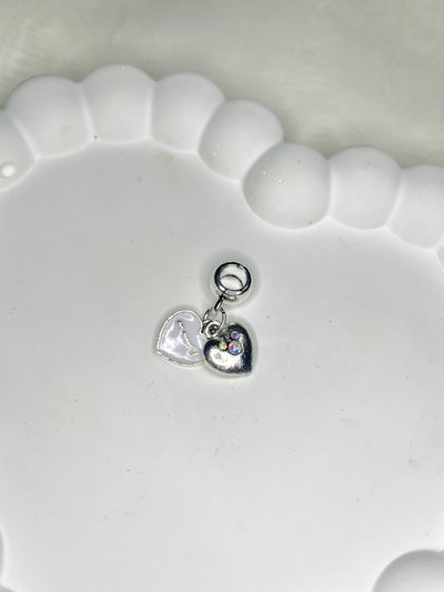 Charm Doble Corazon Mickey