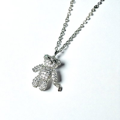 Collar Oso Diamantado