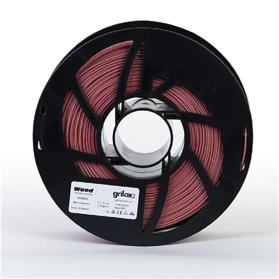 40463- Filamento GRILON3 PLA WOOD CEREZO 1.75 MM X 1 KG M20ICE175CJ