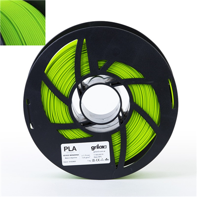 40347- Filamento GRILON3 PLA 19_VERDE MANZANA 1.75 MM X 1 KG M10IVM175CJ