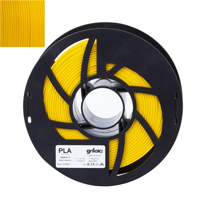 40334- Filamento GRILON3 PLA 06_AMARILLO 1.75 MM X 1 KG M10IAM175CJ