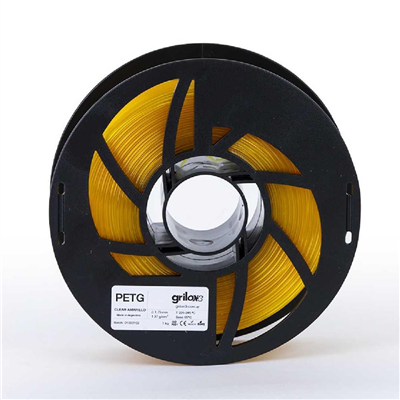 40422- Filamento GRILON3 PETG CLEAR AMARILLO 1.75 MM X 1 KG M77IAM175CJ