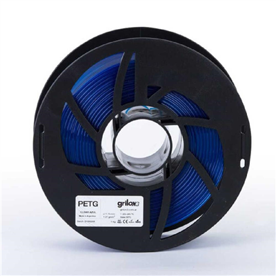 40424- Filamento GRILON3 PETG CLEAR AZUL 1.75 MM X 1 KG M77IAZ175CJ