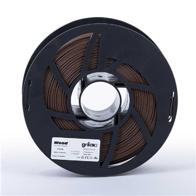 40464- Filamento GRILON3 PLA WOOD NOGAL 1.75 MM X 1 KG M20INO175CJ