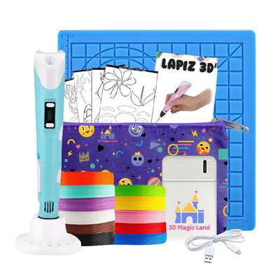 33242-Lapiz 3D + Bateria +Extra Filamentos (200gr)