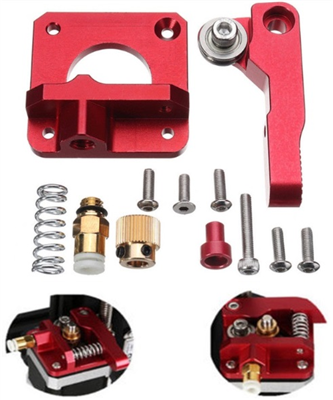 31141-Kit extrusor Directo Mk8-C CR10 para Creality Ender3 Aluminio Izquierdo