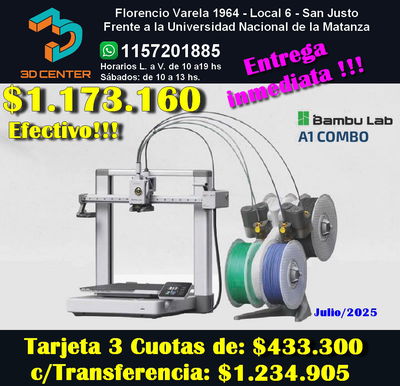 32857-Impresora 3D Bambu Lab A1 Combo AMS
