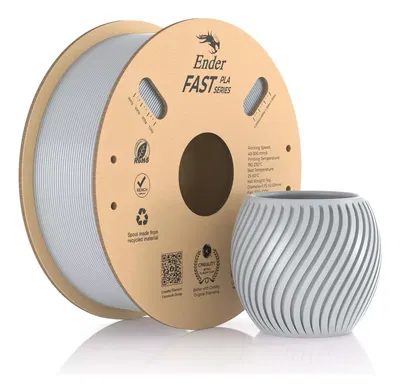 40696-Creality-Ender-FAST PLA- Plateado Silvery-3301010434