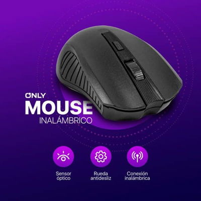 MOUSE WIRELESS MOD QX-X1 – NEGRO