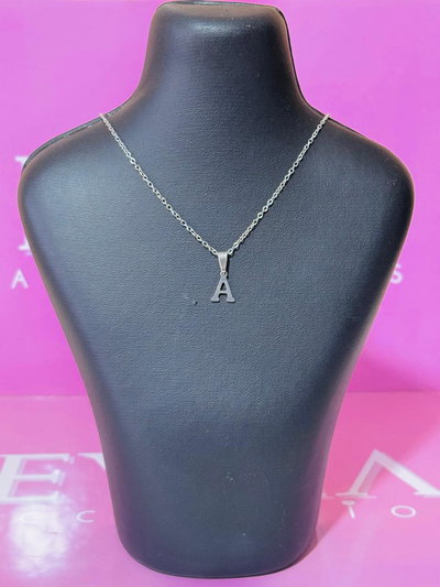 Inicial mini plateada