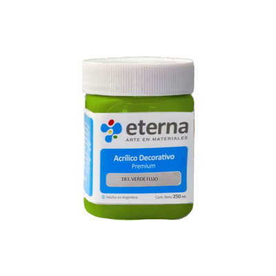 Acrílico común Eterna Verde flúor  