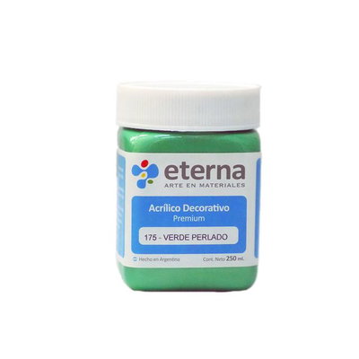 Acrílico común Eterna Verde perlado 